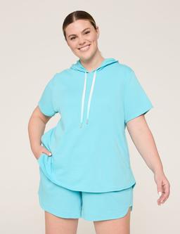 LIVI French Terry Short-Sleeve Hoodie