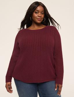 Relaxed Boatneck Sweater