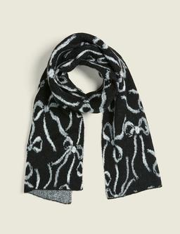 Bow-Print Scarf