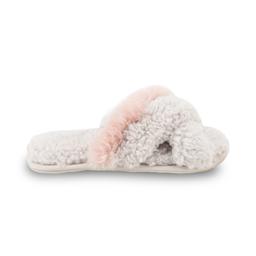 Lemon Night In Berber Slide Slipper