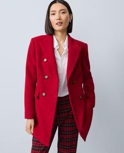 Fitted Double Breasted Coat
