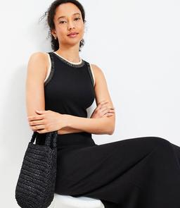 Crochet Ribbed Maxi Dress