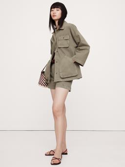 Washed Cotton Chore Jacket