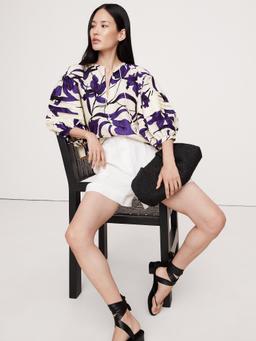 Linen Peasant Blouse