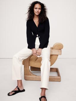 High-Rise Straight Ankle Jean