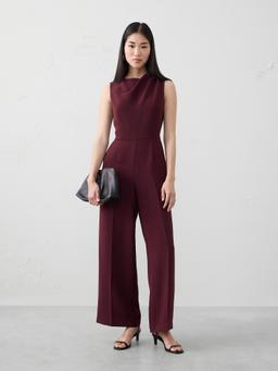 Cowl-Neck Jumpsuit