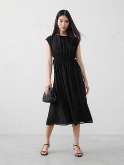 Side-Tied Midi Dress