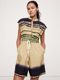 Cotton Poplin Romper