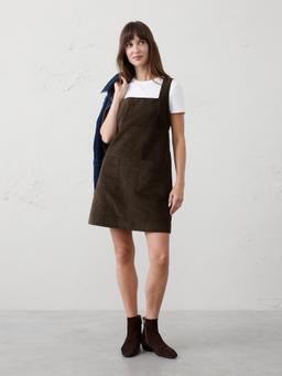 Tweed Empire-Waist Mini Dress