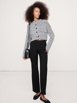 Crop Flare Everywhere Ponte Pull-On Pant