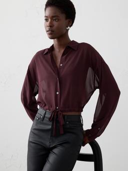 Cinched Hem Shirt