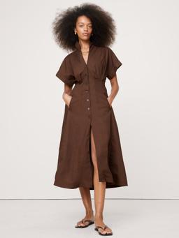 Cotton Poplin Shirt Dress