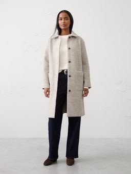 Knit Long Mac Coat