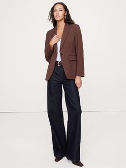 Slim Italian Wool Blazer