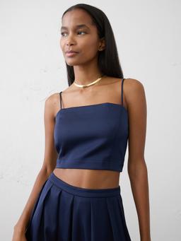 Satin Cropped Camisole