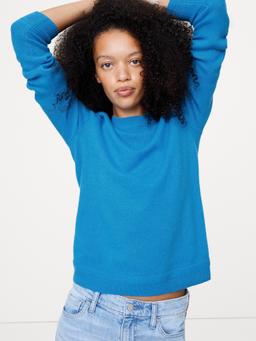 Lightweight Cashmere Crew-Neck Sweater
