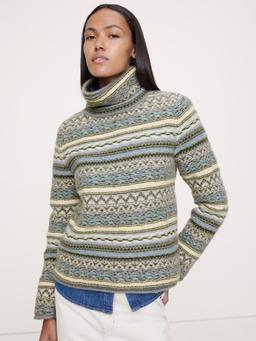 Merino-Cashmere Fair Isle Sweater