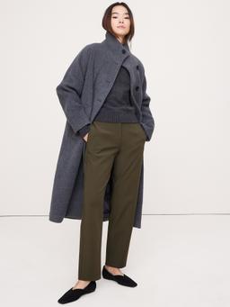 High-Rise Modern Slim City Stretch Ankle Pant