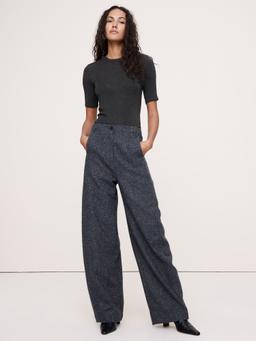 Sheer Lyocell-Wool Crew-Neck T-Shirt