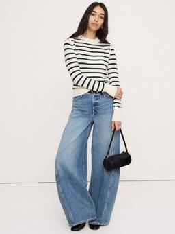 The Fireside Sweater in Merino-Cotton