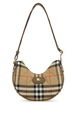 Burberry Embroidered Canvas Crossbred Bag