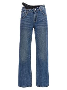 Alexander Wang Dip Side Lace Undie Jeans
