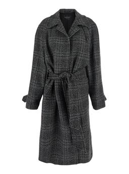 Balenciaga Check Long Coat