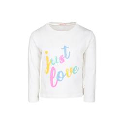 Billieblush Ivory T-shirt For Girl With Writing