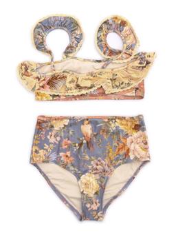 Zimmermann Tallow Kids Frill Bikini