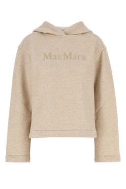 Max Mara Sand Cotton Blend Gary Sweatshirt