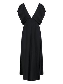Jil Sander V-neck Maxi Dress