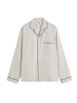 Tekla Striped Pajama Shirt