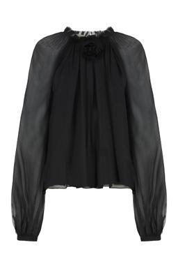 Alberta Ferretti Silk Chiffon Blouse