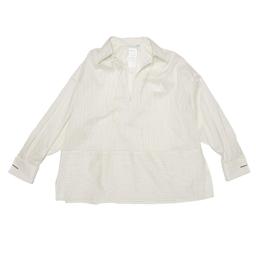 Max Mara Embroidered Cotton Blend Saletta Blouse