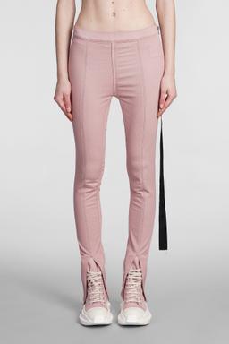 DRKSHDW Slit Front Leggins Leggings In Rose-pink Cotton