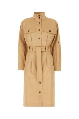 A. P.C. Beige Cotton Shirt Dress