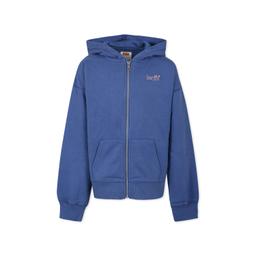 Levi's Blue Sweatshirt For Girl With Pink Logo