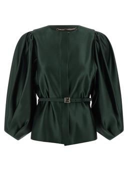 Fendi Silk Duchesse Blazer