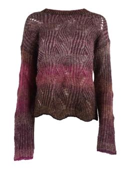 Kangra Crew Neck Sweater With Shades Effect