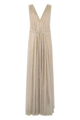 Valentino Garavani Long Elegant Dress With V-neckline