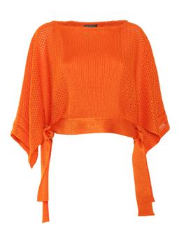 Alberta Ferretti Orange Sweater