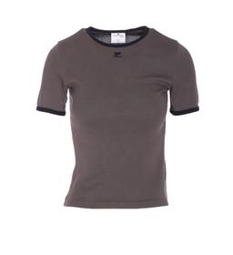 Courrèges Signature Contrast Logo T-shirt