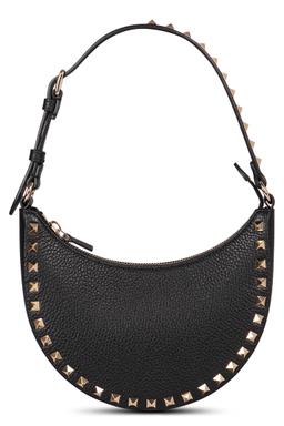 Valentino Garavani Rockstud Mini Leather Hobo Bag