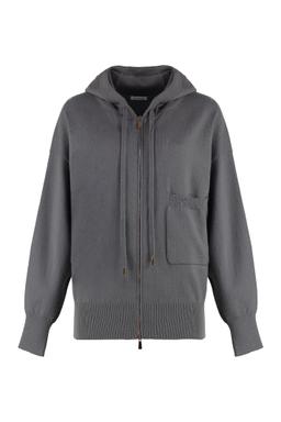 Malo Knitted Full Zip Hoodie