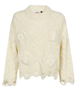 GCDS Long Sleeve Crew-neck Sweater