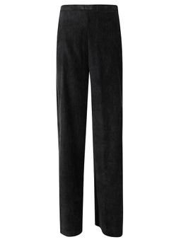 Forte_Forte Double Velvet Regular Waist Pants