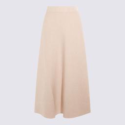 Max Mara Beige Wool Giberna Skirt