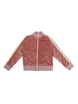 Palm Angels Pa Chenille Track Jkt Antique Rose Black