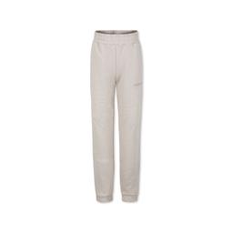 Pinko Ivory Trousers For Girl With Logo