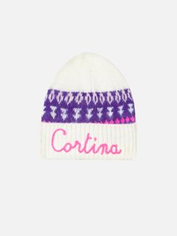 MC2 Saint Barth Woman Ultra Soft Beanie With Nordic Jacquard